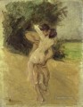 Escena de amor 1926 Max Liebermann Desnudo impresionista alemán